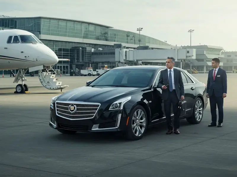 Morristown Airport Limo & Car Service airport pickup vehicle
